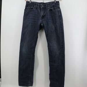 Guess Slim Straight Jeans Mens 31x32 Dark Wash Denim Modern Classic Good